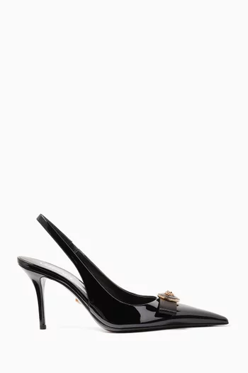 Medusa 85 Slingback Pumps in Patent Leather
