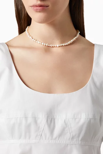 Ariel Necklace in Keshi Pearls & Sterling Silver
