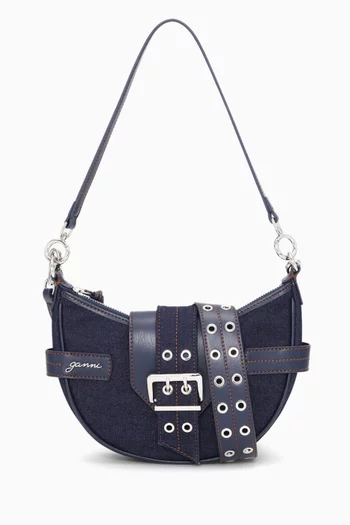Small Bucky Shoulder Bag in Denim