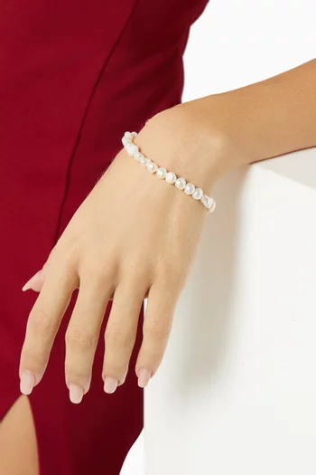 Ariel Bracelet in Keshi Pearls & Sterling Silver