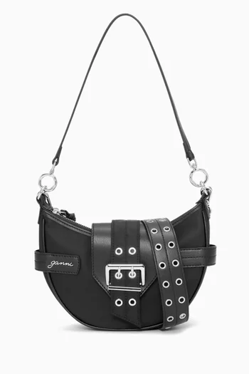 Small Bucky Shoulder Bag in Recycled Nylon