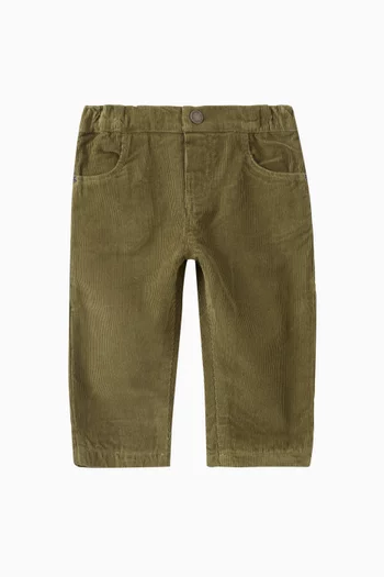 Lined Pants in Corduroy