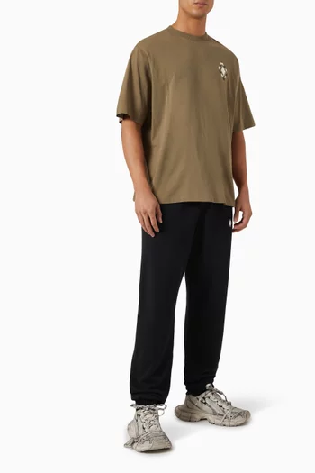 Bandana Cross-over T-shirt in Cotton