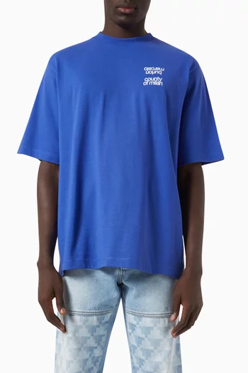 Slogan T-shirt in Cotton