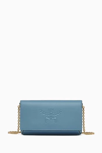 Large Himmel Chain Wallet in Calf Leather