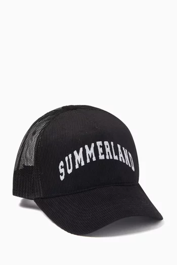 Summerland Trucker Hat in Corduroy