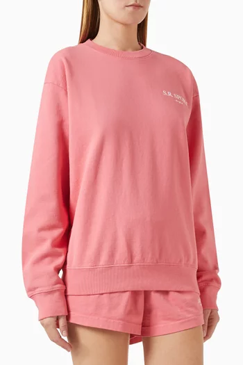 Wimbledon Crewneck Sweatshirt in Cotton
