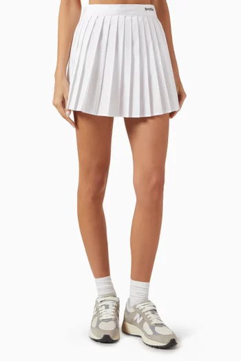 Serif Logo Anae Mini Skirt in Cotton