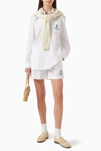 Vendome Oversized Shirt in Cotton-poplin
