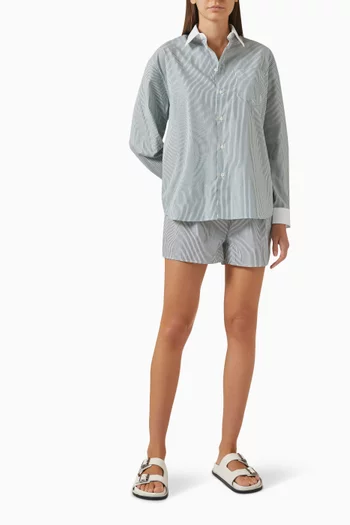 SRC Oversized Shirt in Cotton-poplin