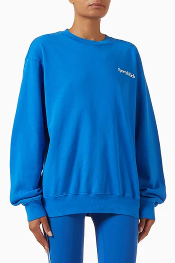 Health is Wealth Sweatshirt in Cotton