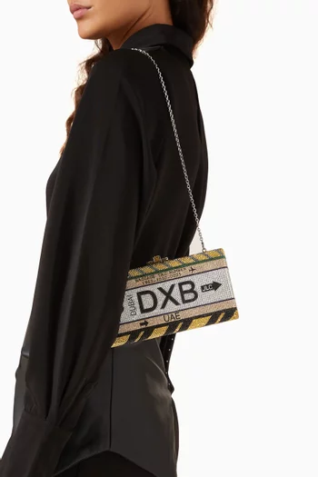 Sleek Rectangle Dubai Home Base Clutch