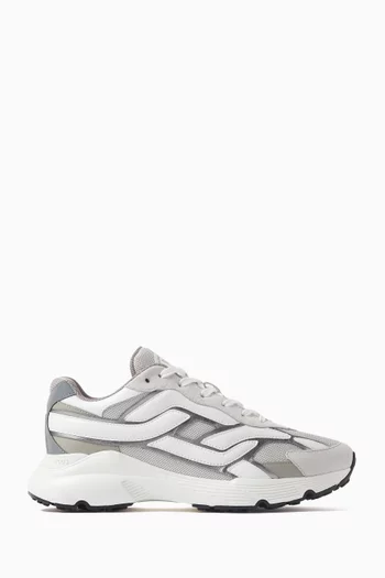 Technical Sneakers in Leather & Suede