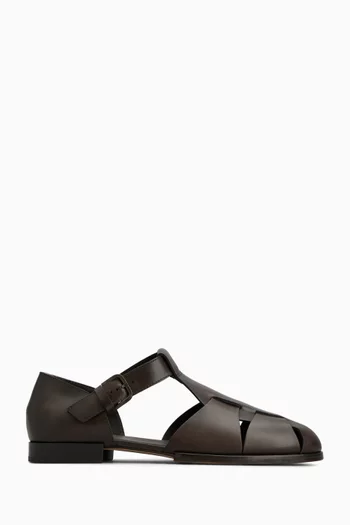 Sandals in Leather