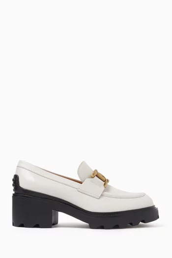 Lugged Loafers in Leather