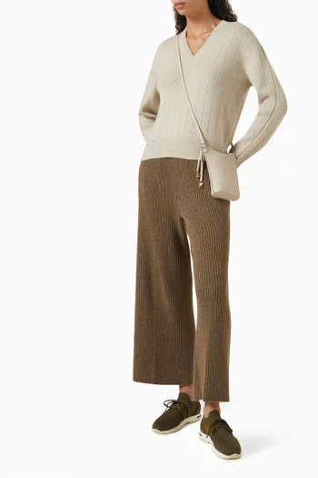 Cervatto V-neck Sweater in Baby Cashmere