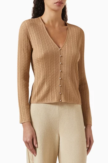 Rimella Cardigan in Cashmere-silk Blend