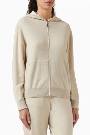 Duo Reversible Hoodie in Cashmere