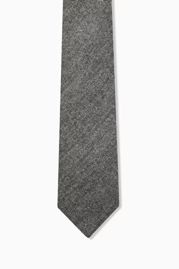 Tipped Tie in Shetland Wool