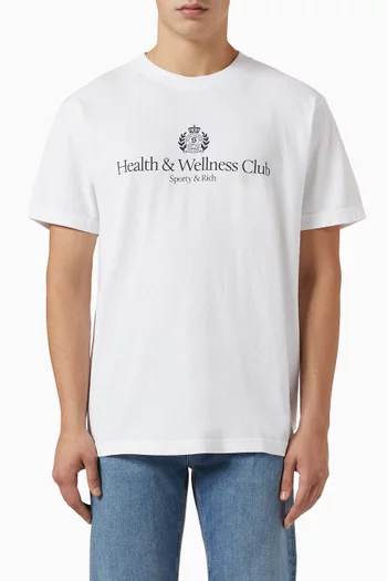 H&W Crest T-shirt in Cotton