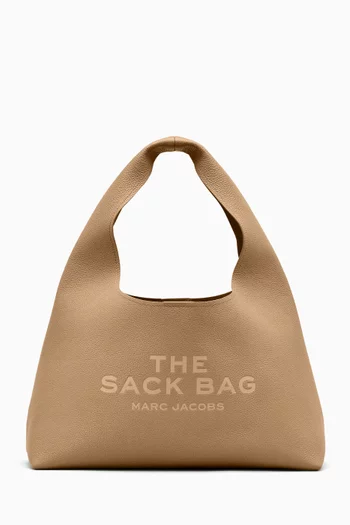 The Medium Sack Top-handle Bag in Leather