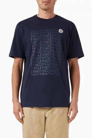 Logo T-shirt in Cotton-jersey