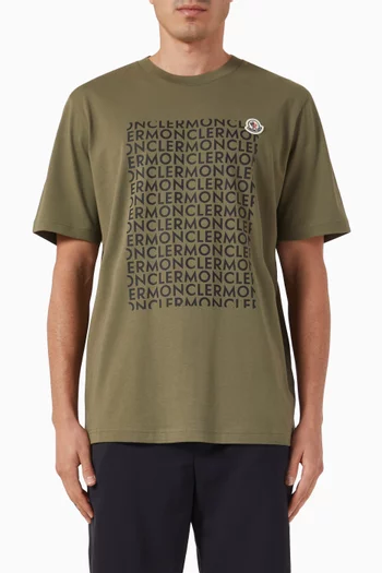Logo T-shirt in Cotton-jersey