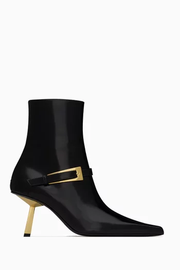 Lee 75 Ankle Booties in Glazed Leather