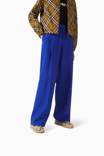 Terrace Sneakers in Check Cotton-blend