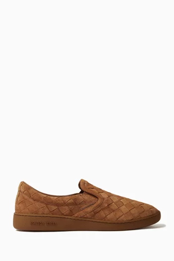 Sawyer Sneakers in Intrecciato Leather