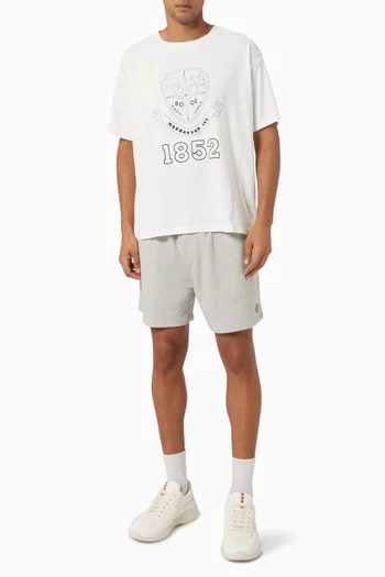 Reversible Crest T-shirt in Cotton