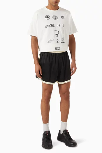Rebus T-shirt in Cotton