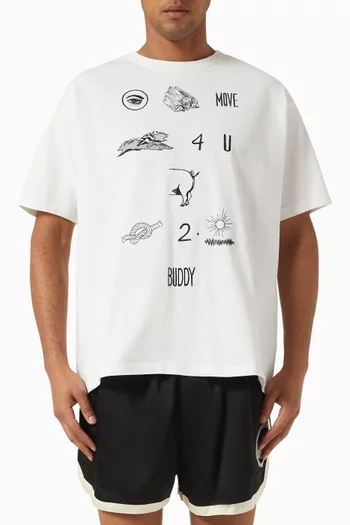 Rebus T-shirt in Cotton