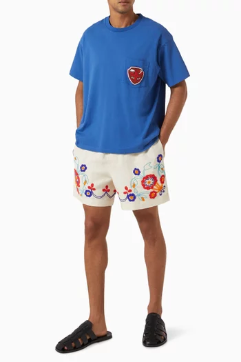 Crest Pocket T-shirt in Cotton