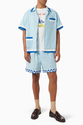 Gulf Islands T-shirt in Rib-knit Cotton