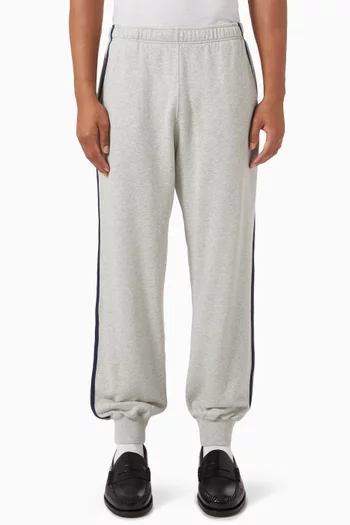 Side Stripe Jogger Pants in Cotton
