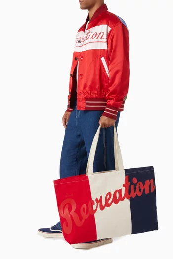 Recreation Tote Bag in Cotton-canvas