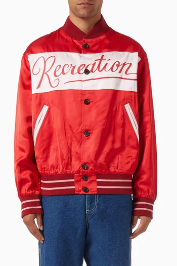 Postcard Rally Jacket in Viscose Blend