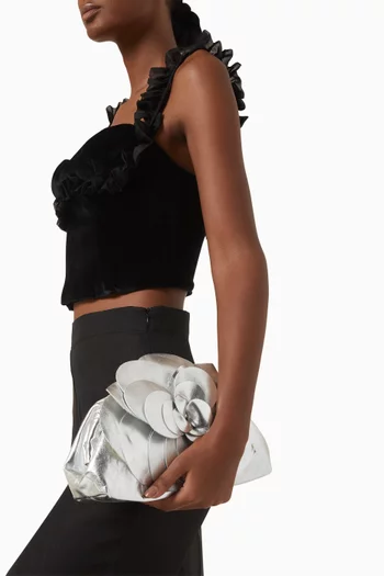 Rendez-Vous Clutch Bag in Leather