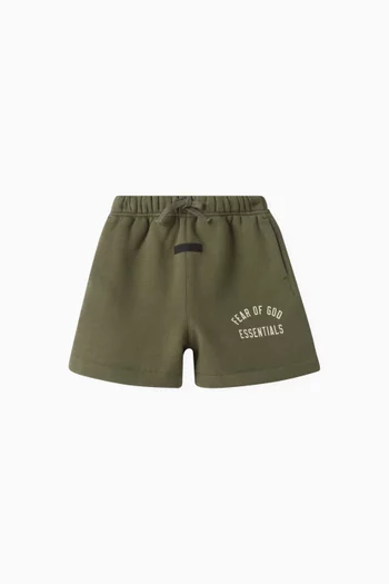 Logo Soccer Shorts in Fleece