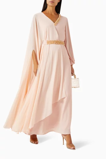 Belted Cape Jalabiya