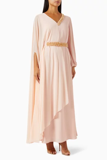 Belted Cape Jalabiya