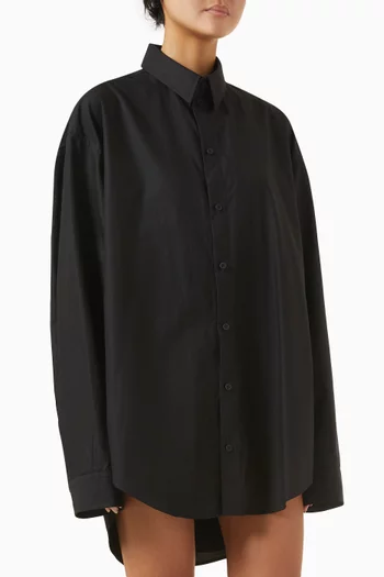 Suspended Shirt Mini Dress in Cotton