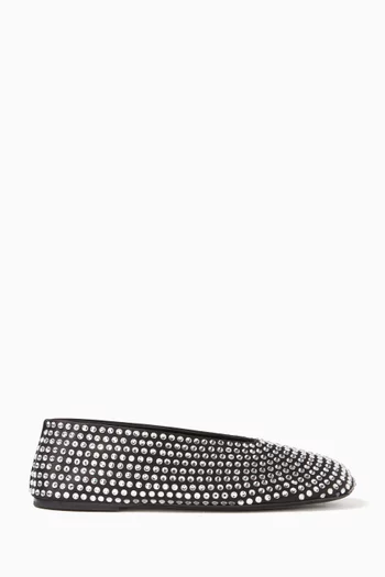 Marcy Ballerina Pumps in Leather