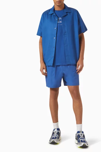 York Camp Collar Shirt in Tencel-blend