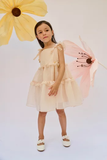 Ruffle Flared Dress