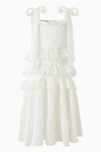 Ruffle Flared Dress