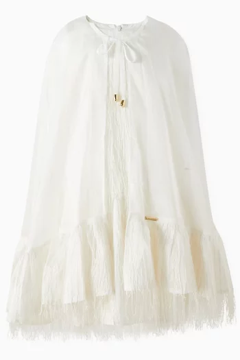 Cape Flared Dress