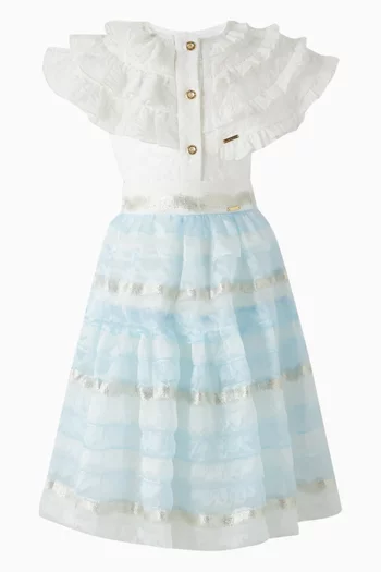 Ruffle Layered Blouse