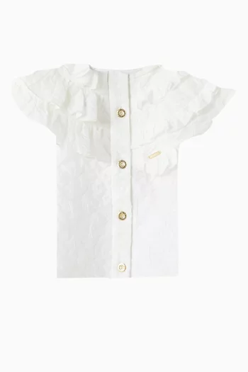 Ruffle Layered Blouse